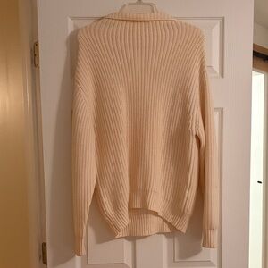 Wilfred Cream Cowl Neck Sweater
